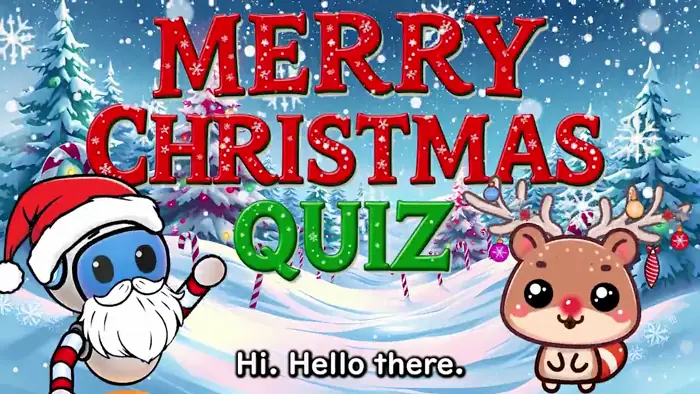 Christmas vocabulary quiz