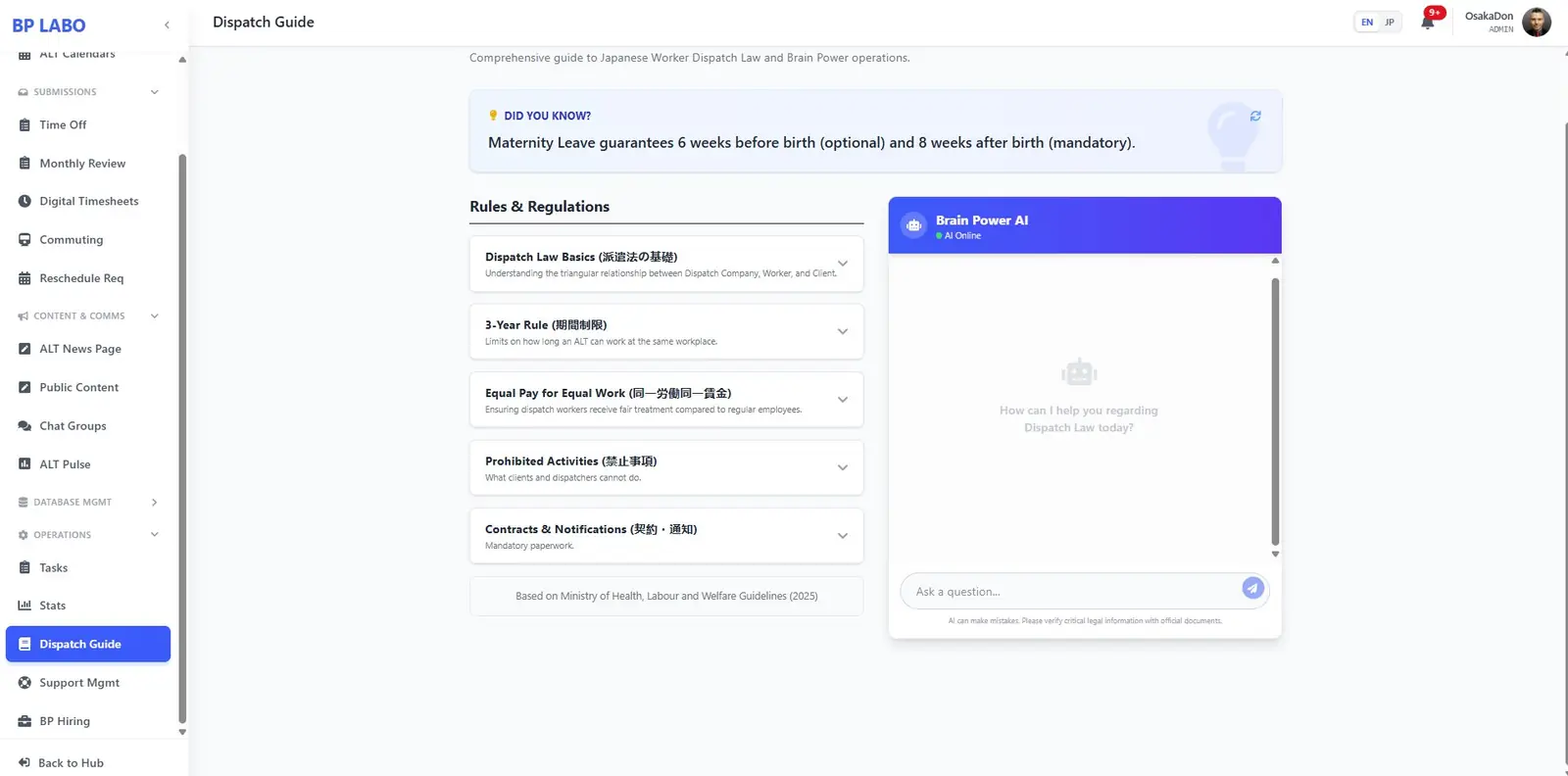 ALT Dashboard (HRIS) — 09 / 27