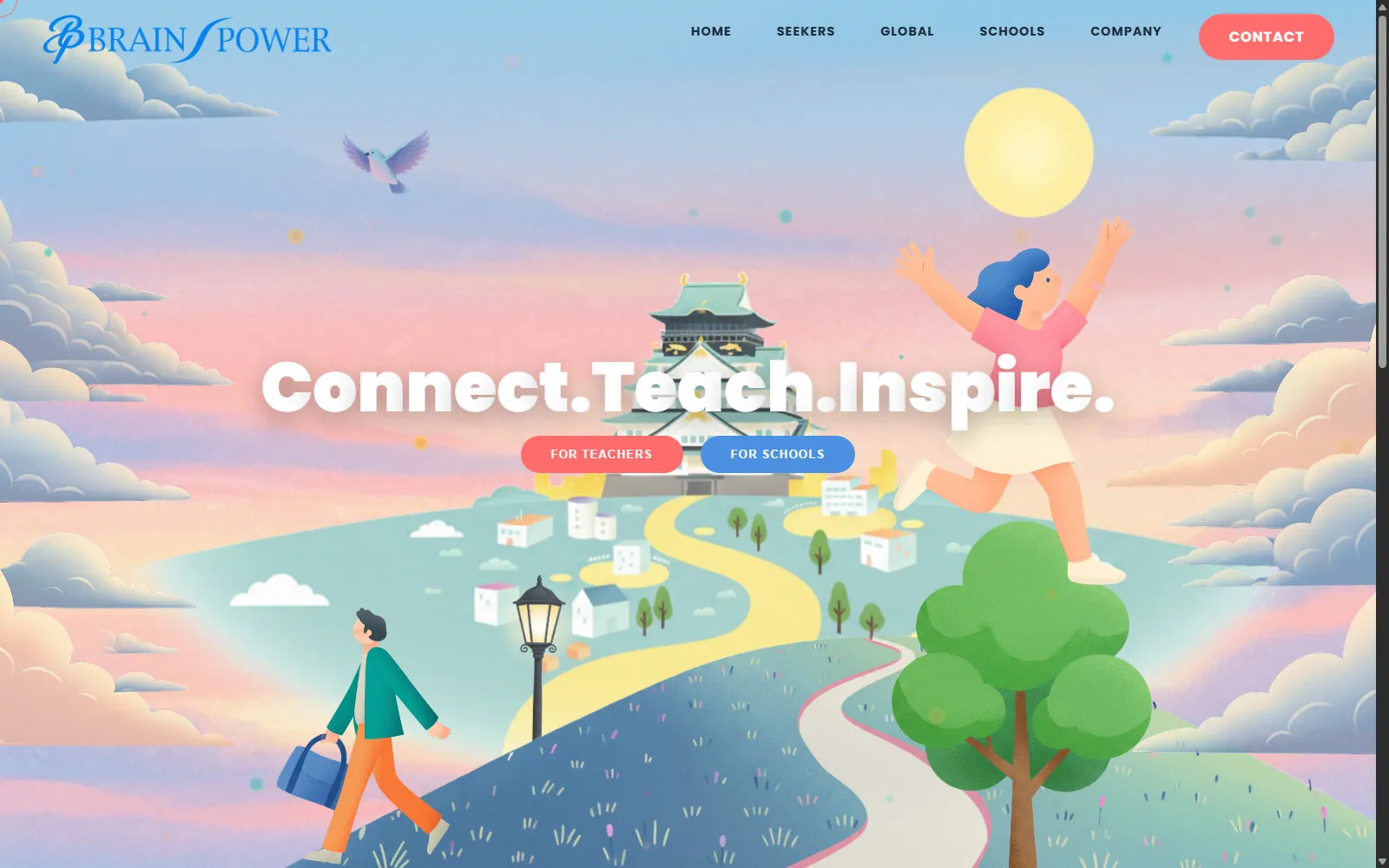 Brain Power website — 01 / 07