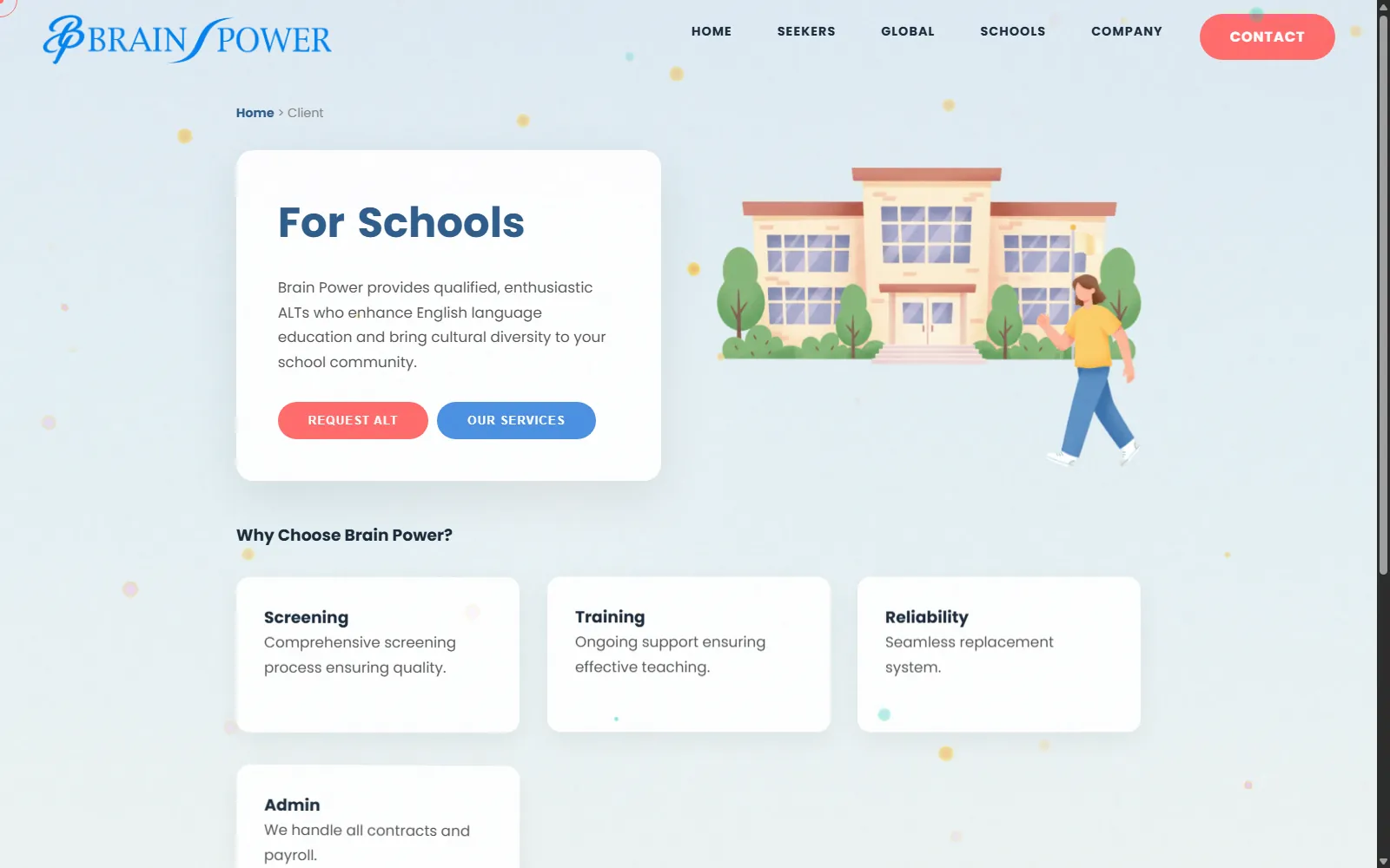 Brain Power website — 04 / 07