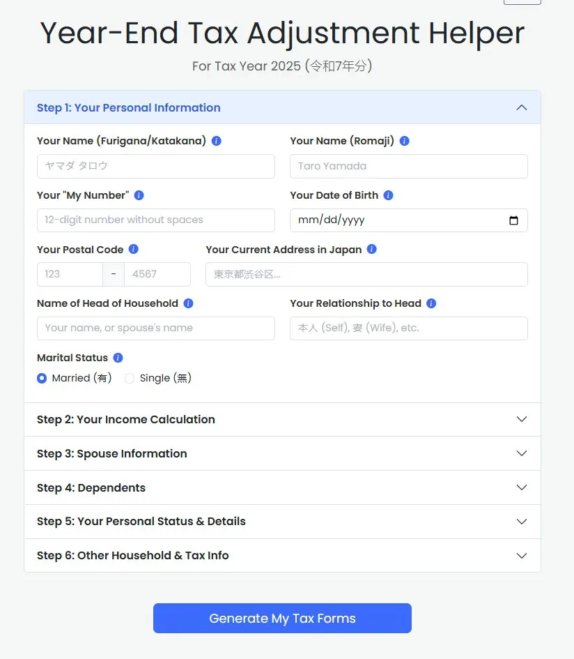 Year-End Tax Helper — 01 / 01